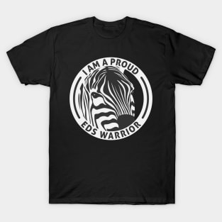 Ehlers Danlos Awareness Proud EDS Warrior Zebra T-Shirt